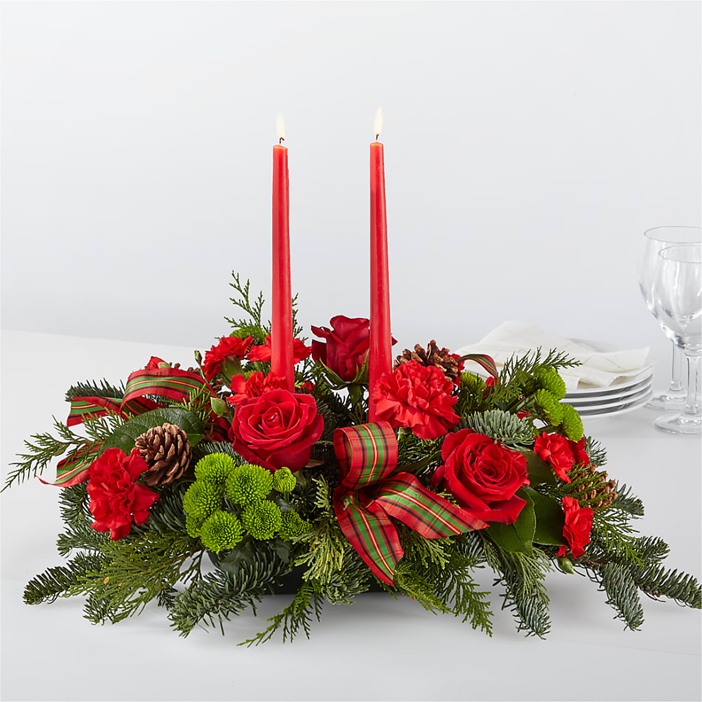 By the Candlelight Centerpiece – Moonlight Floral, Minneapolis MN