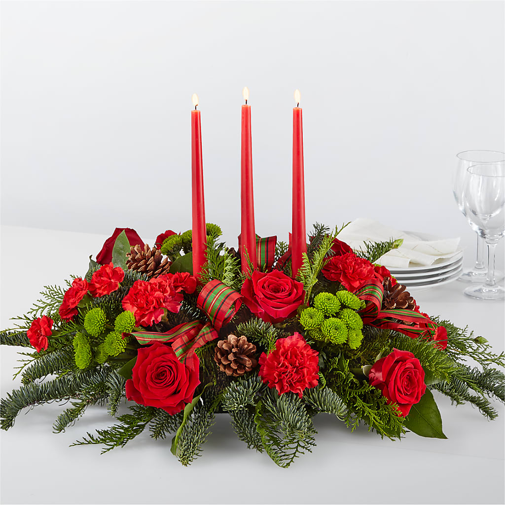 By the Candlelight Centerpiece – Moonlight Floral, Minneapolis MN