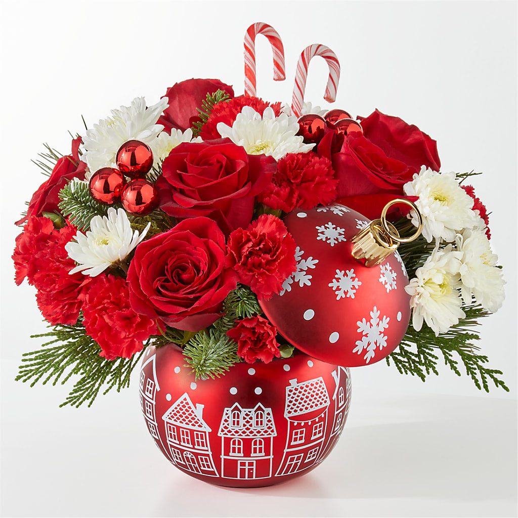 Cheer in the Air Ornament – Moonlight Floral, Minneapolis MN
