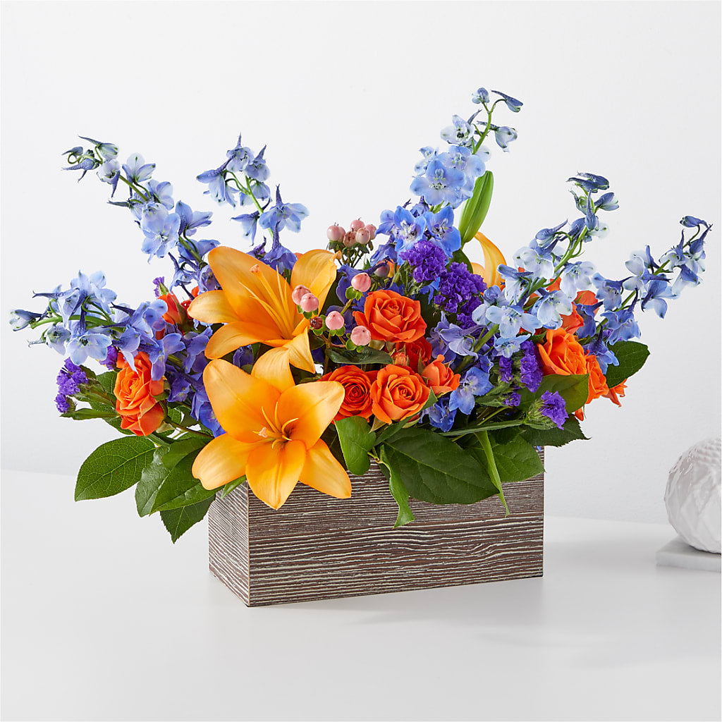 Radiant Citrus Box Bouquet – Moonlight Floral, Minneapolis MN