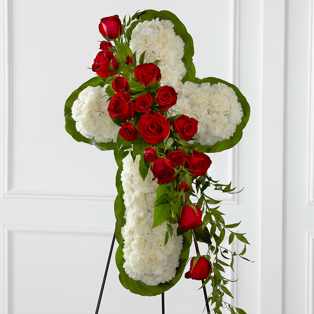 Floral Cross Easel – Moonlight Floral, Minneapolis MN