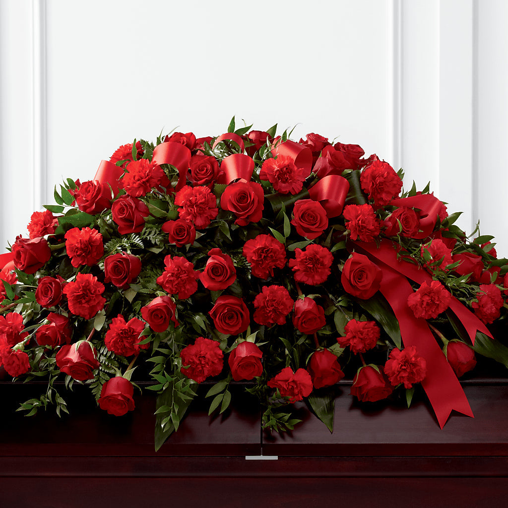 Tribute of Life Casket Spray – Moonlight Floral, Minneapolis MN