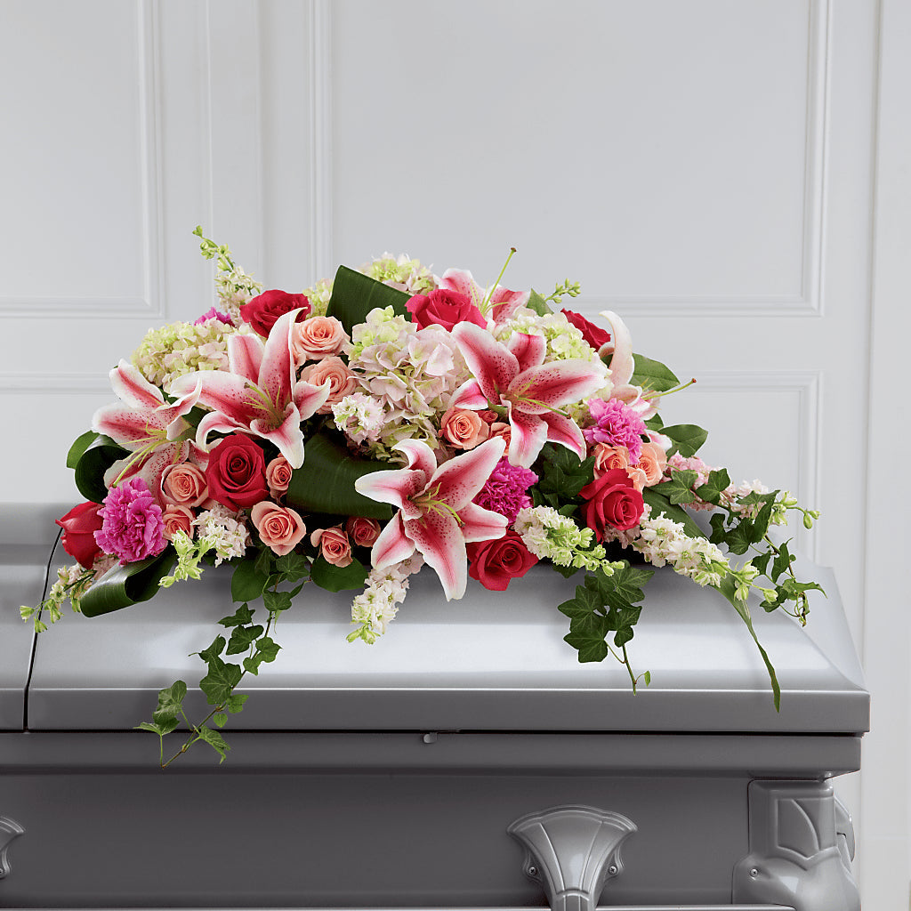 Splendid Grace Casket Spray – Moonlight Floral, Minneapolis MN