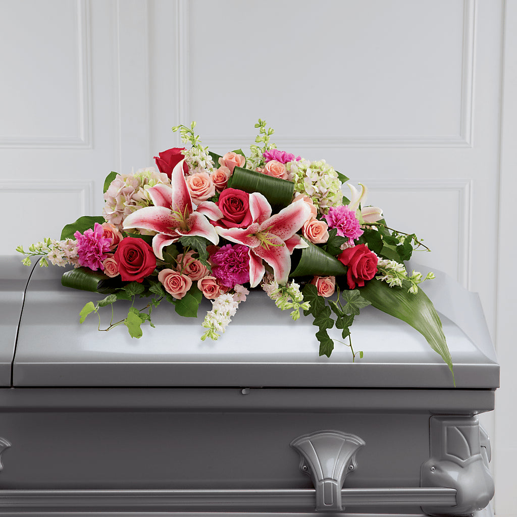 Splendid Grace Casket Spray – Moonlight Floral, Minneapolis MN