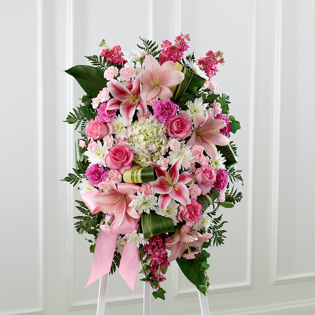 Comforting Standing Spray – Moonlight Floral, Minneapolis MN