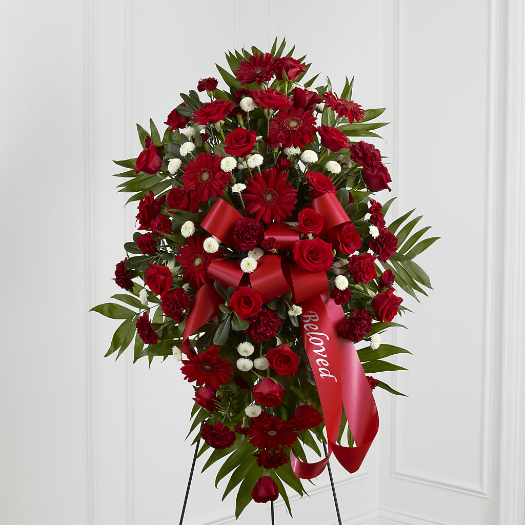 Treasured Memories Standing Spray – Moonlight Floral, Minneapolis MN