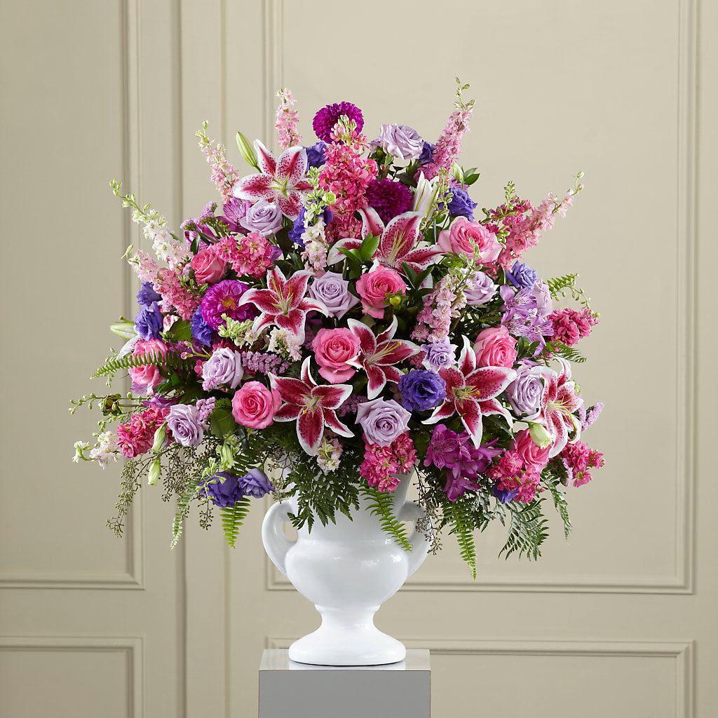 Peaceful Tribute Arrangement – Moonlight Floral, Minneapolis MN