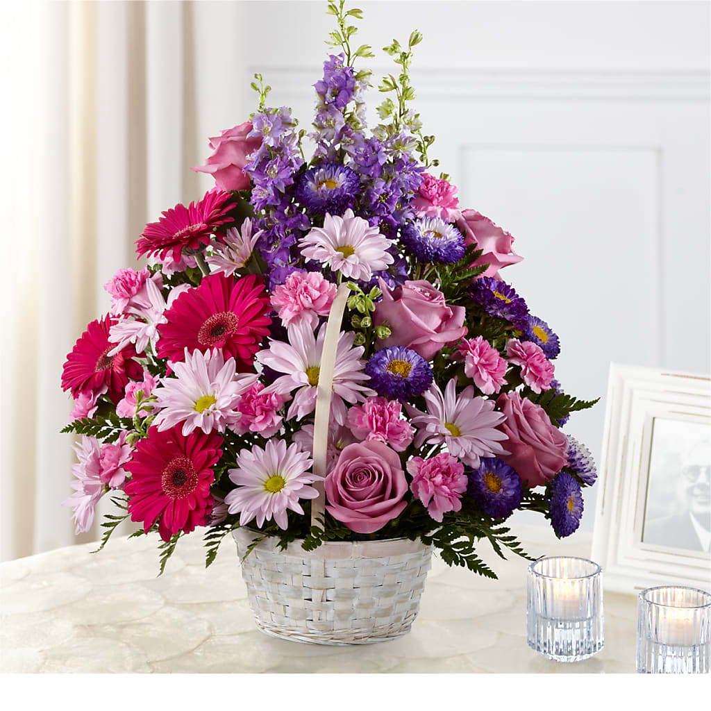 Pastel Peace Basket – Moonlight Floral, Minneapolis MN