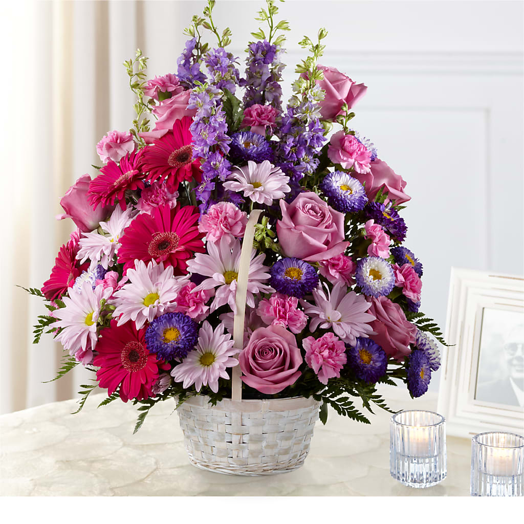 Pastel Peace Basket – Moonlight Floral, Minneapolis MN