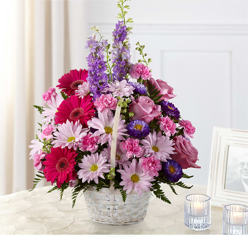 Pastel Peace Basket – Moonlight Floral, Minneapolis MN