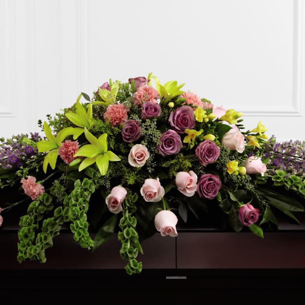 Forever Beloved Casket Spray – Moonlight Floral, Minneapolis MN