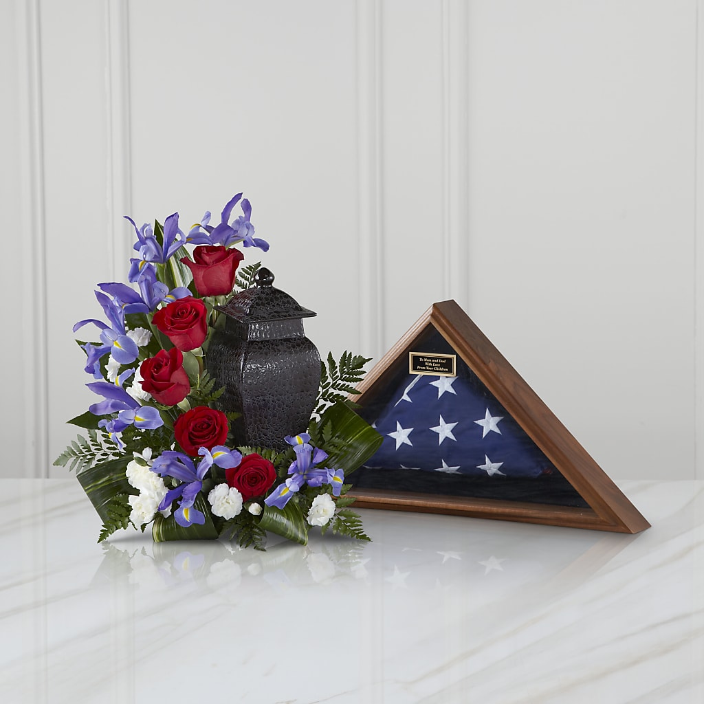 Patriotic Tribute Arrangement – Moonlight Floral, Minneapolis MN