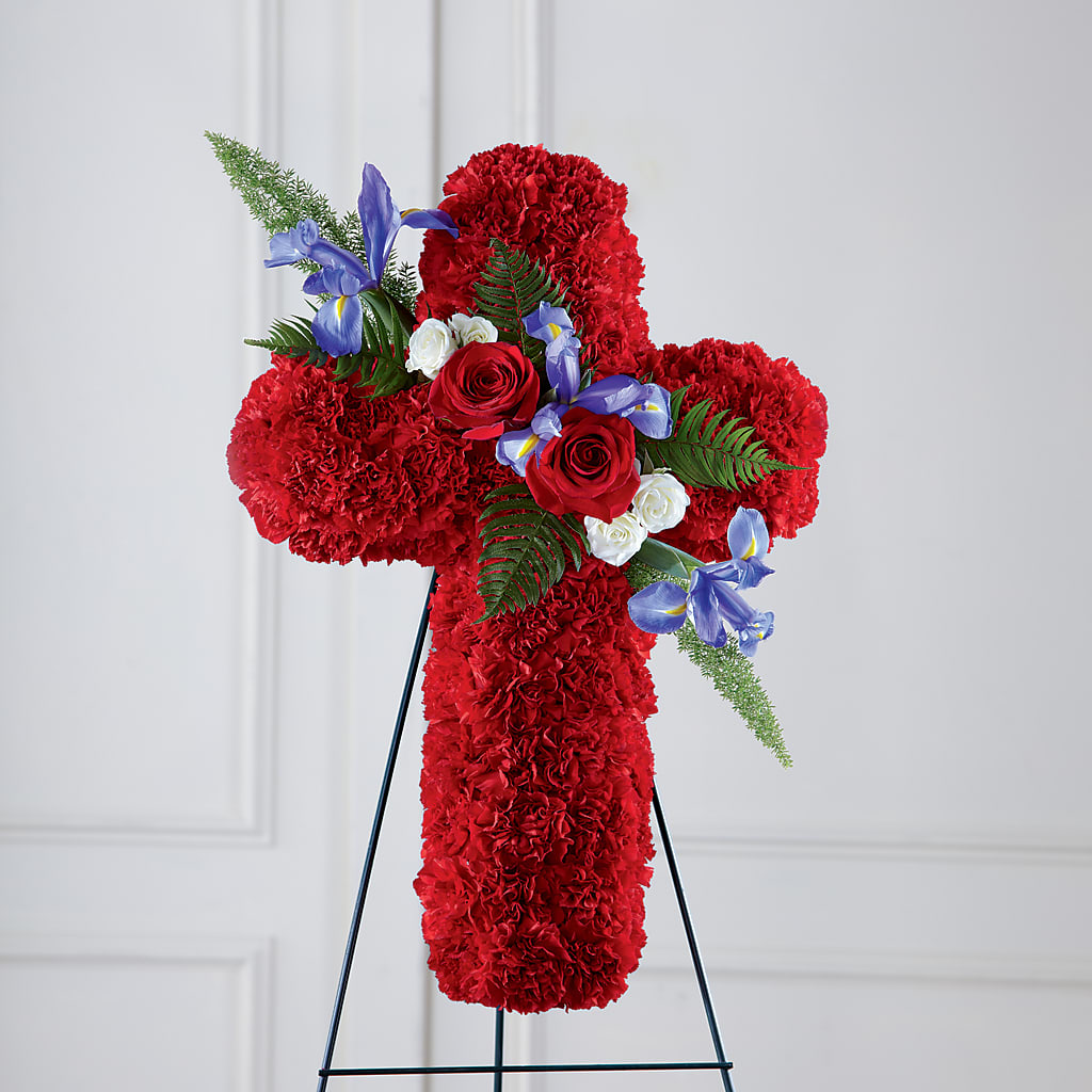 Faithful Hero Floral Cross – Moonlight Floral, Minneapolis MN