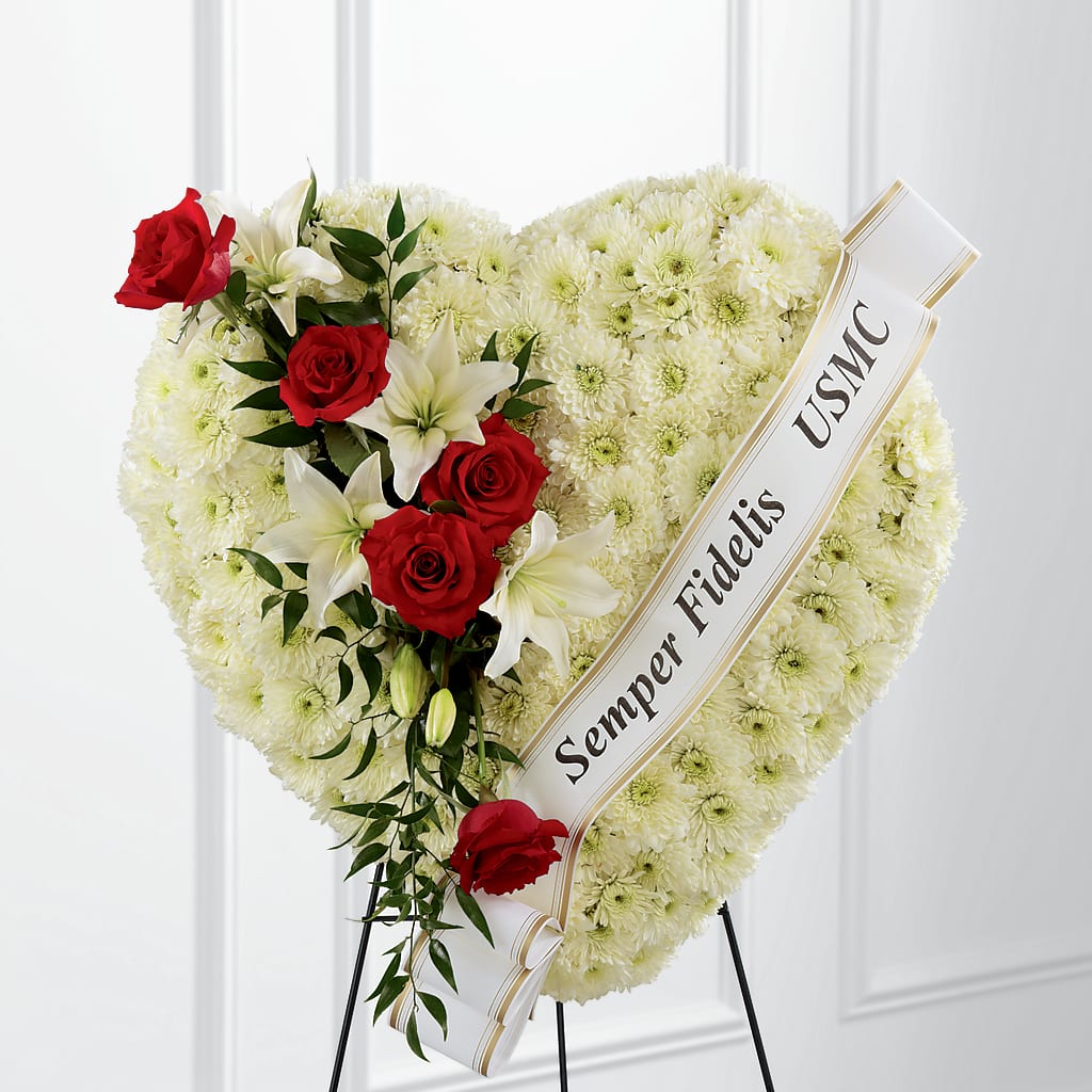 Heartfelt Hero Standing Heart – Moonlight Floral, Minneapolis MN