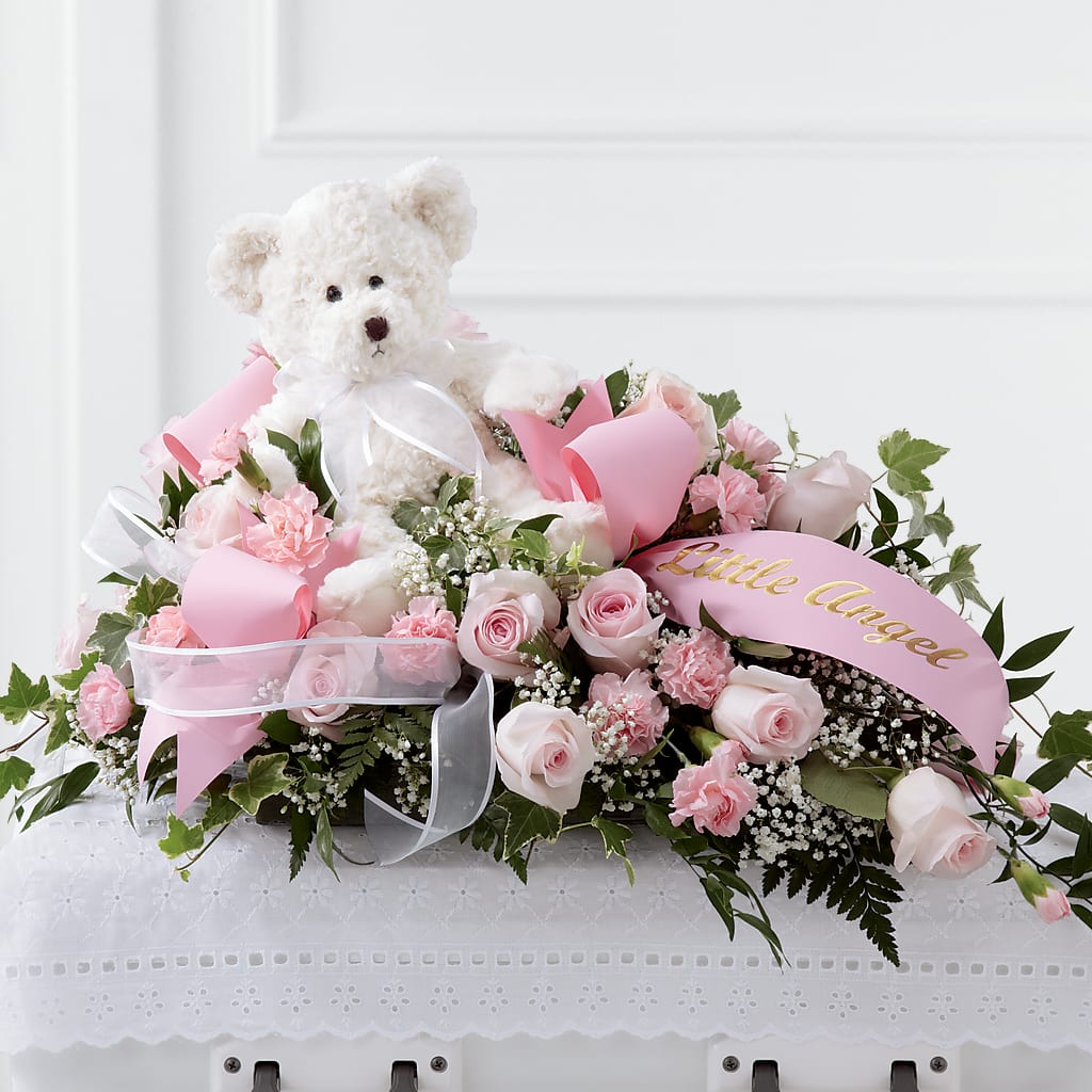 Touch of Sympathy Casket Spray – Moonlight Floral, Minneapolis MN