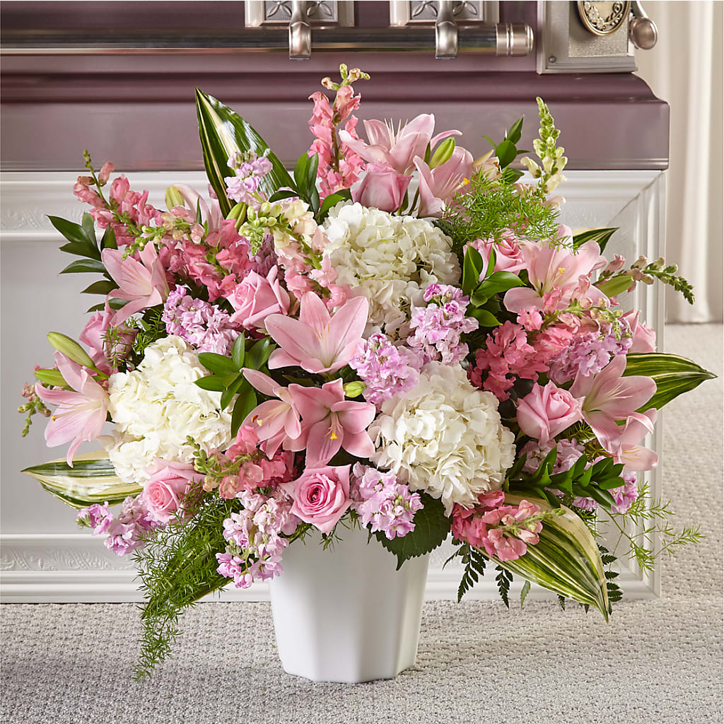 Simply Serene Floor Basket – Moonlight Floral, Minneapolis MN