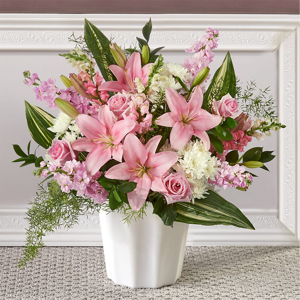 Simply Serene Floor Basket – Moonlight Floral, Minneapolis MN
