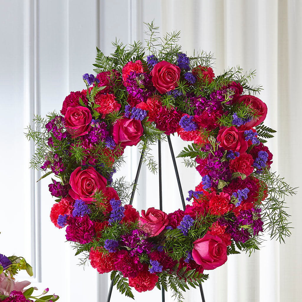 Calming Colors Wreath – Moonlight Floral, Minneapolis MN