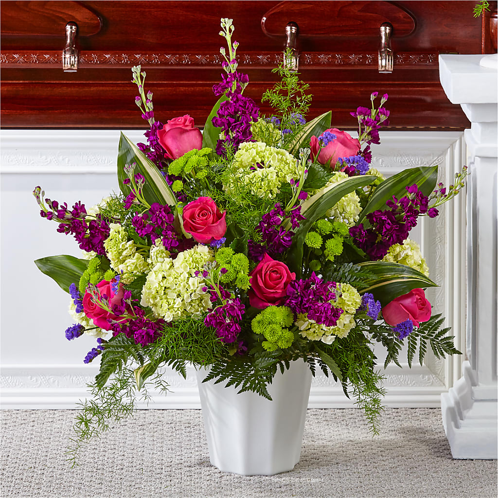 Beautiful Horizons Floor Basket – Moonlight Floral, Minneapolis MN