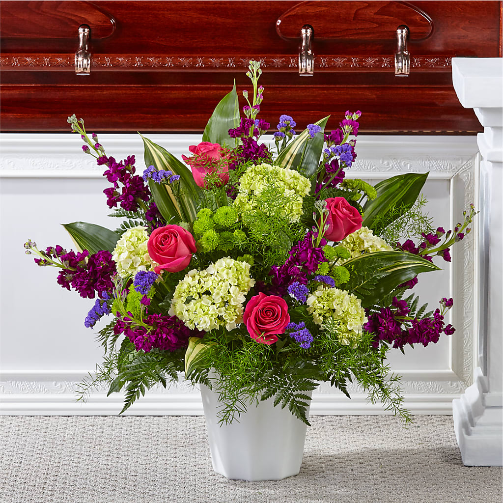 Beautiful Horizons Floor Basket – Moonlight Floral, Minneapolis MN