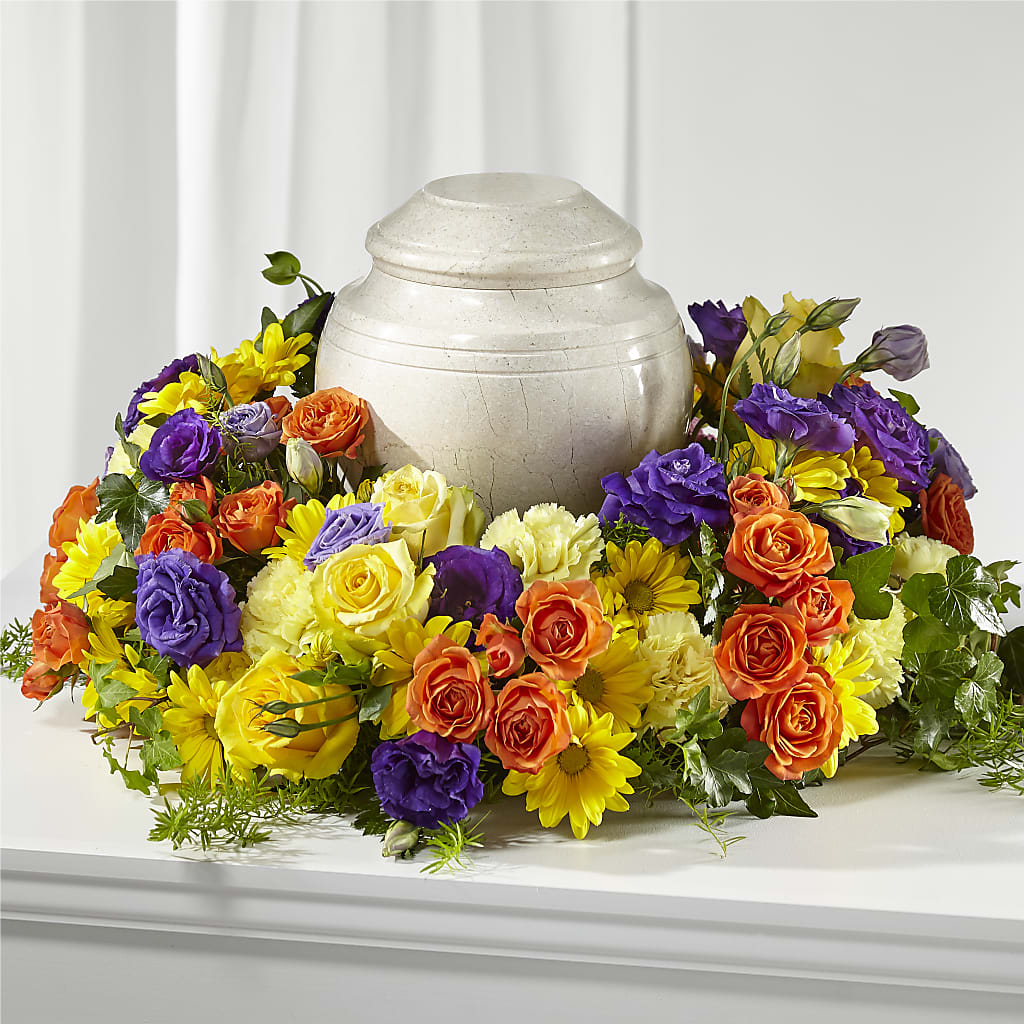 Blossoms of Remembrance Cremation Adornment – Moonlight Floral, Minneapolis MN