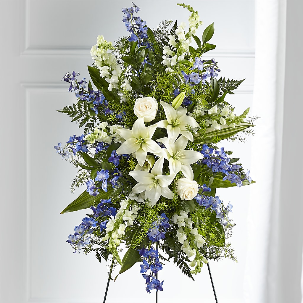 Faithful Friend Standing Spray – Moonlight Floral, Minneapolis MN