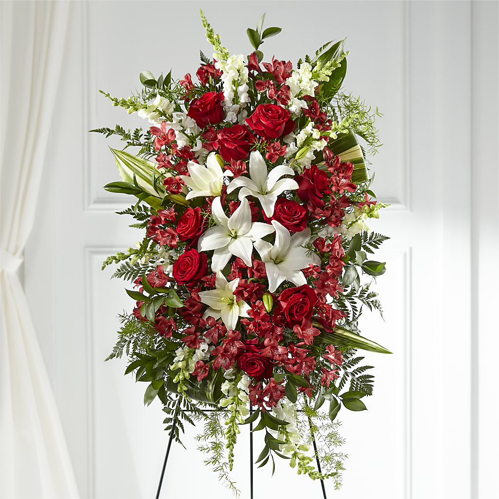 Everlasting Memory Standing Spray – Moonlight Floral, Minneapolis MN