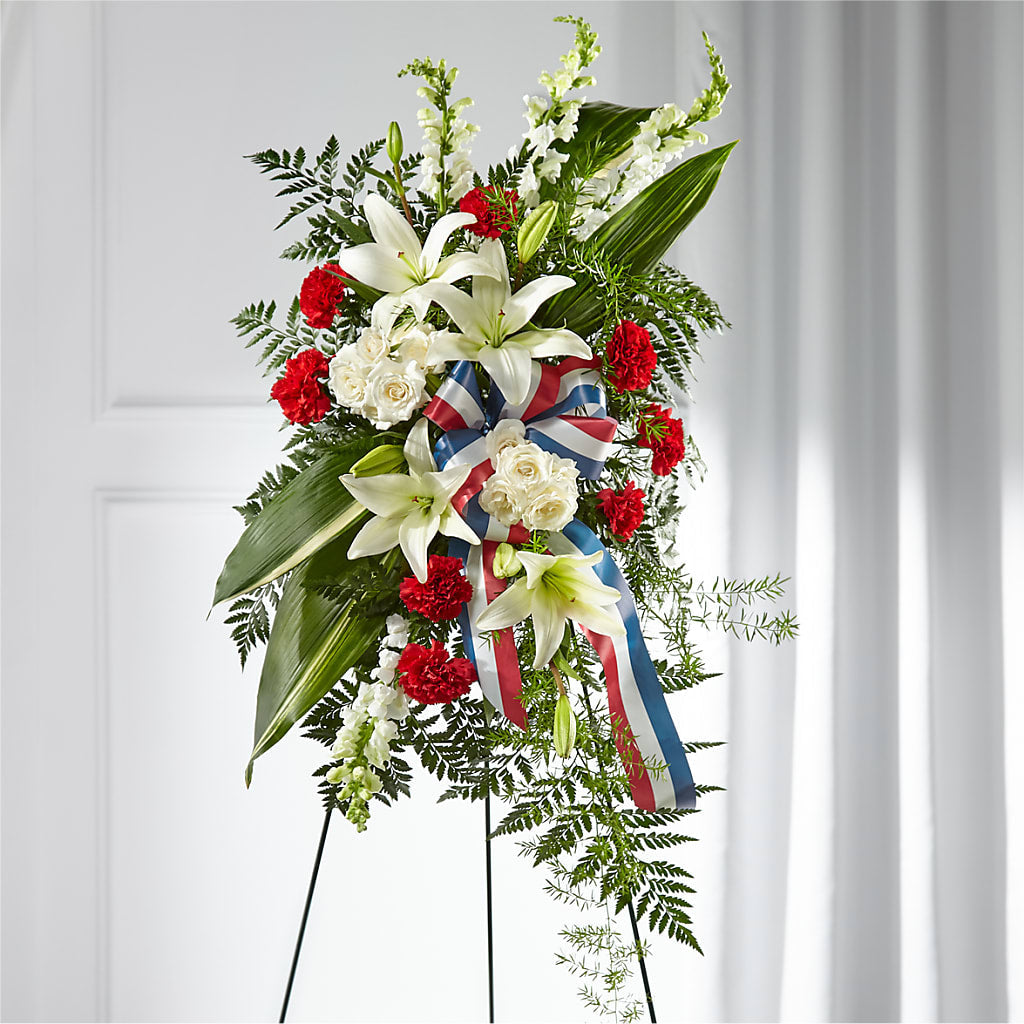 Stars of Life Standing Spray – Moonlight Floral, Minneapolis MN
