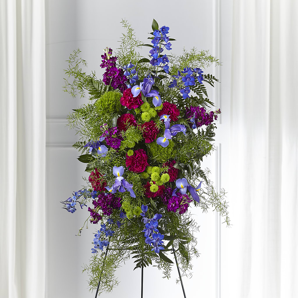 Heavenly Skies Standing Spray – Moonlight Floral, Minneapolis MN
