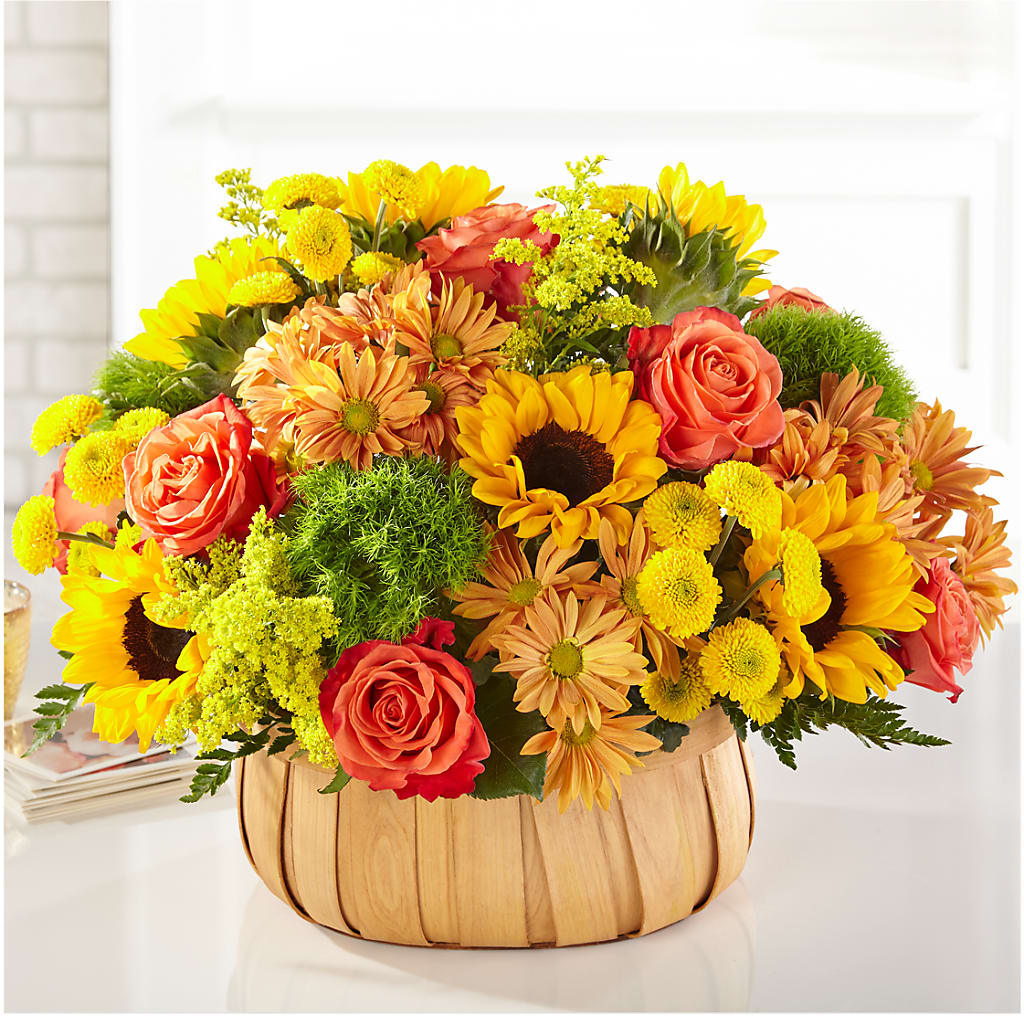 Harvest Sunflower Basket – Moonlight Floral, Minneapolis MN