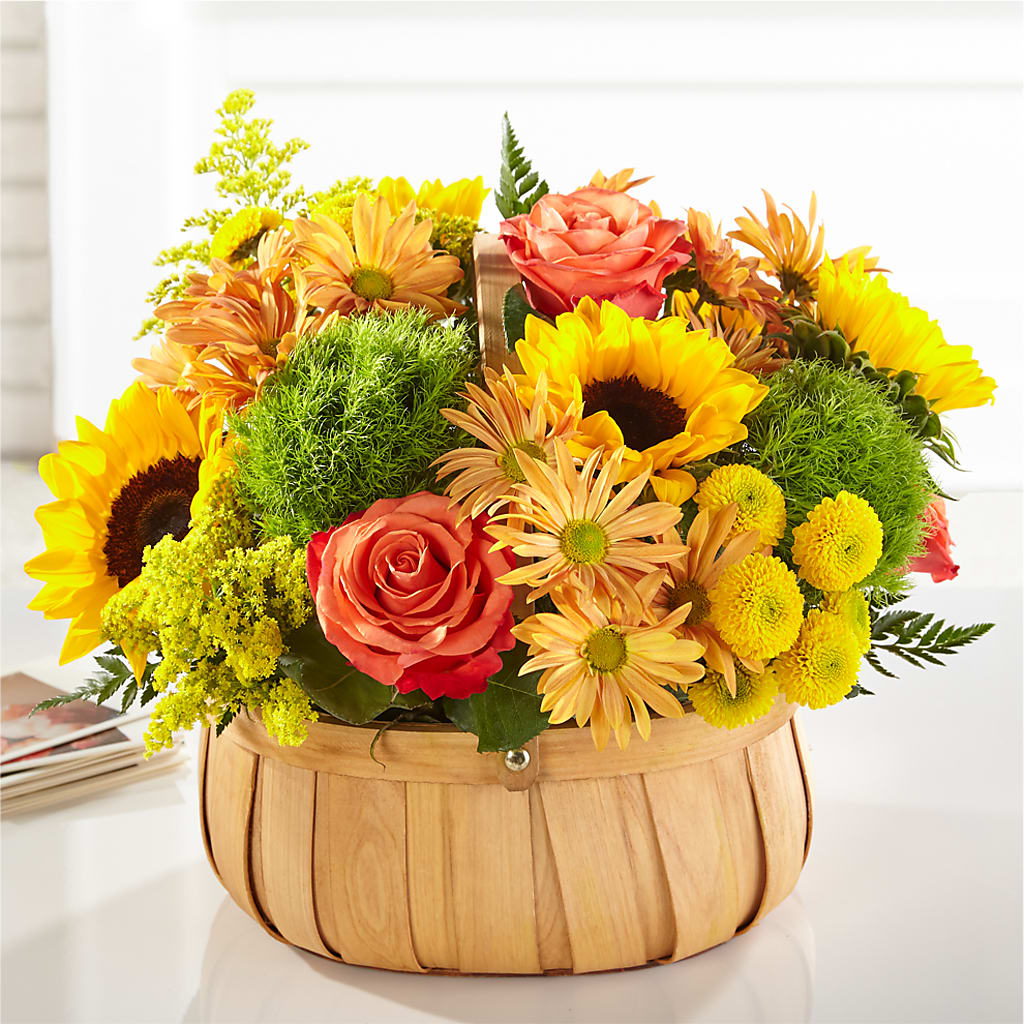 Harvest Sunflower Basket – Moonlight Floral, Minneapolis MN