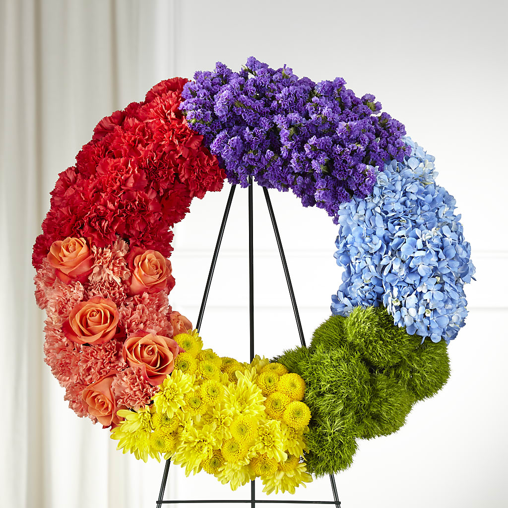 Circle of Love Wreath – Moonlight Floral, Minneapolis MN