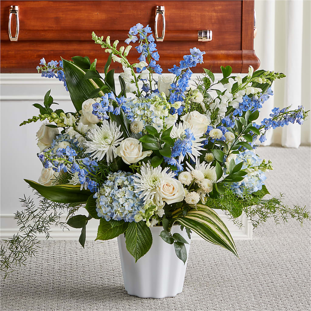 Everlasting Memories Floor Basket – Moonlight Floral, Minneapolis MN