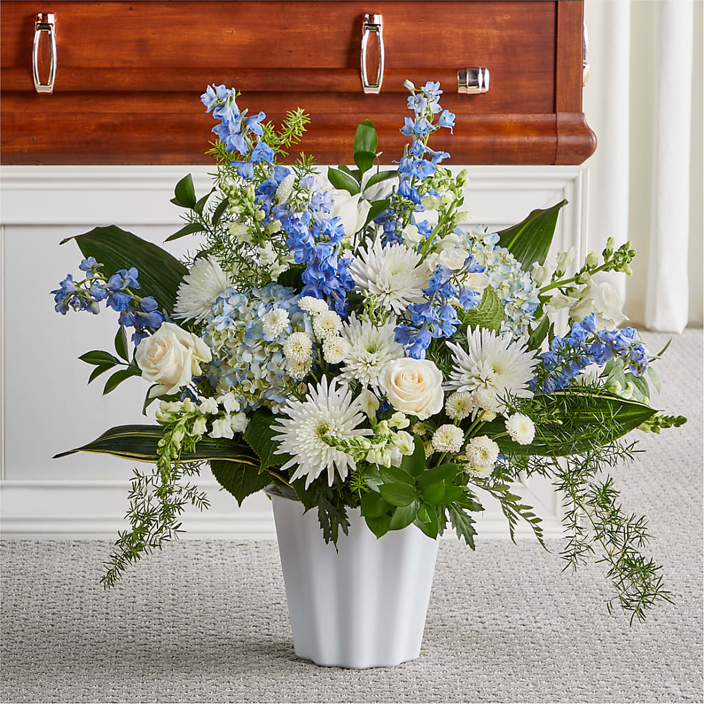 Everlasting Memories Floor Basket – Moonlight Floral, Minneapolis MN