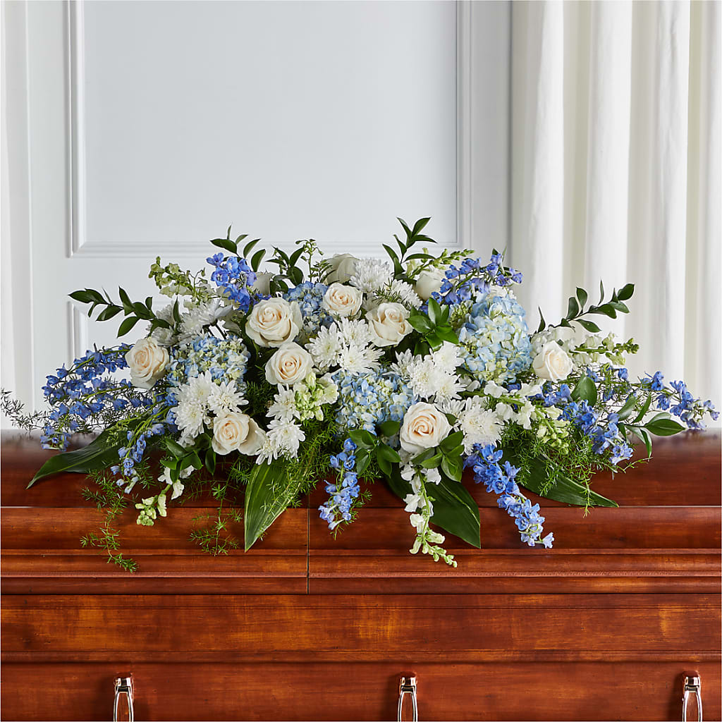 Timeless Essence Casket Spray – Moonlight Floral, Minneapolis MN