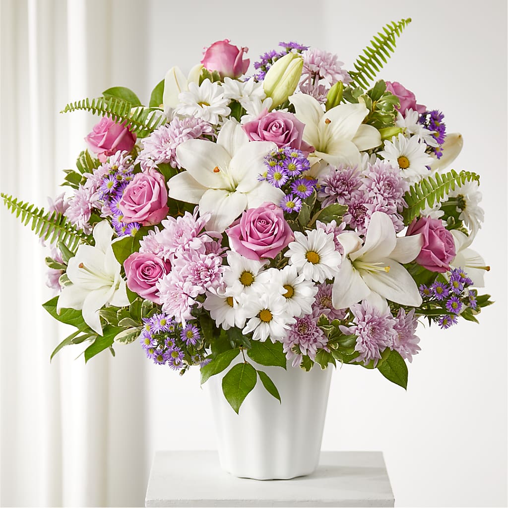 Warmest Thoughts Tabletop Basket – Moonlight Floral, Minneapolis MN