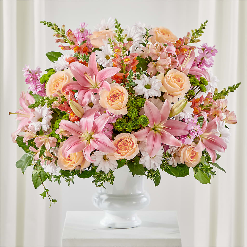 Heartfelt Gesture Urn Arrangement – Moonlight Floral, Minneapolis MN