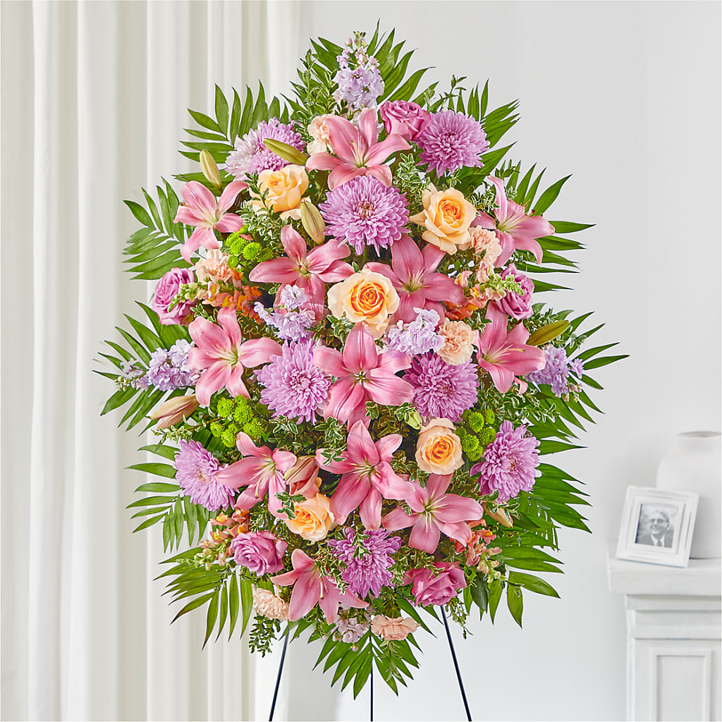 Love & Light Standing Spray – Moonlight Floral, Minneapolis MN