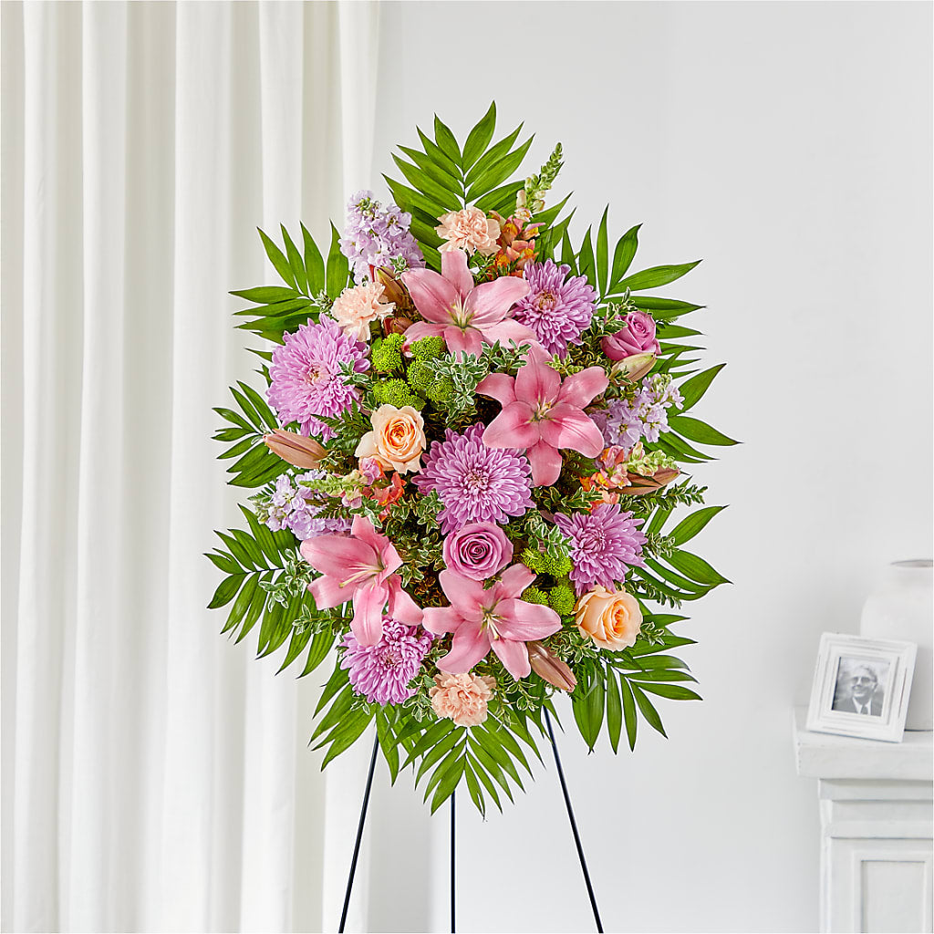 Love & Light Standing Spray – Moonlight Floral, Minneapolis MN