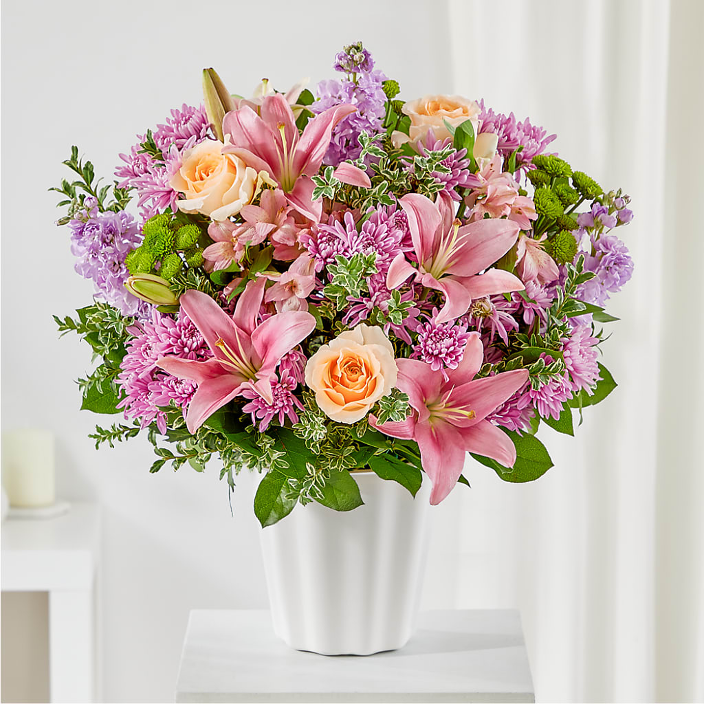 Supportive Embrace Tabletop Basket – Moonlight Floral, Minneapolis MN