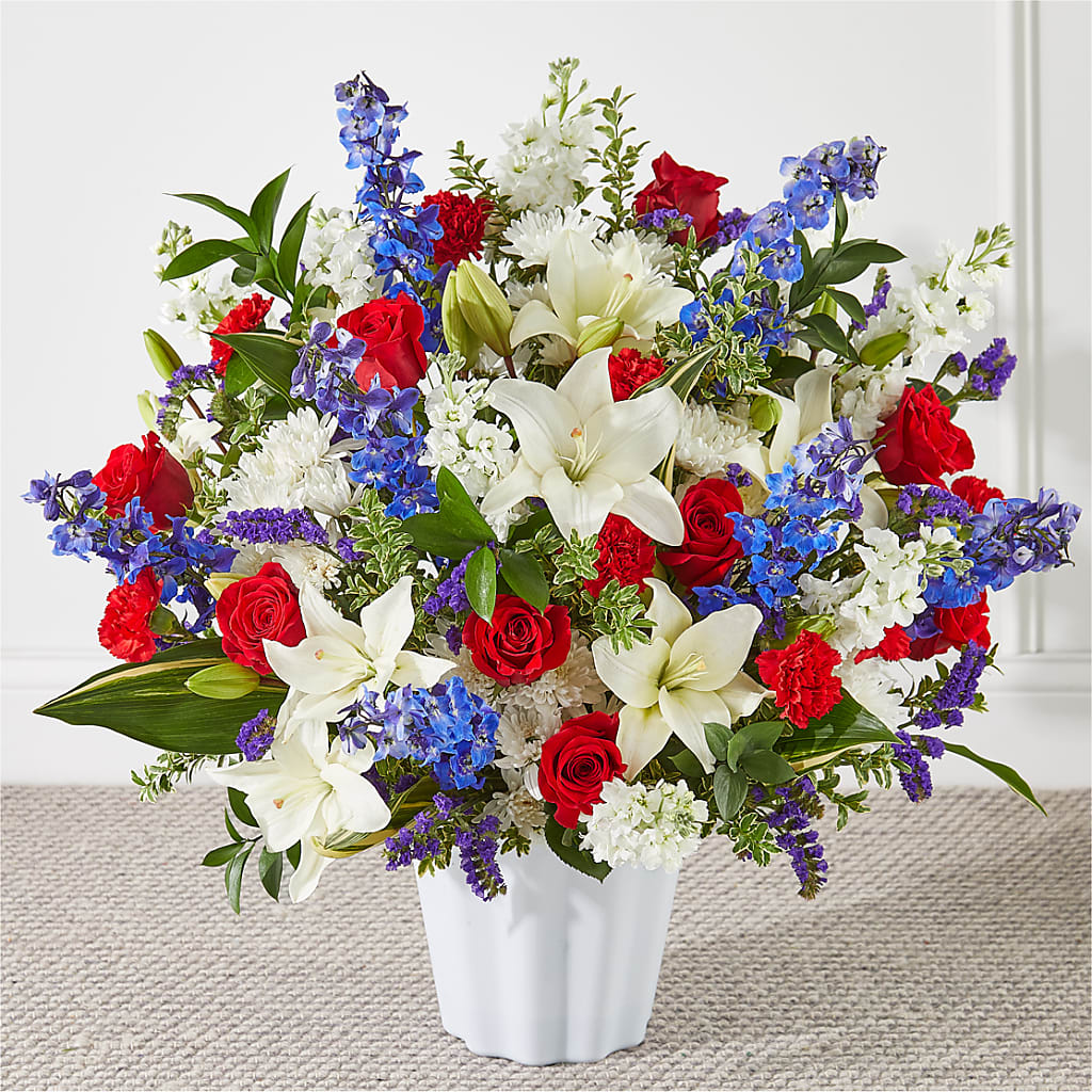 Consoled Floor Basket – Moonlight Floral, Minneapolis MN