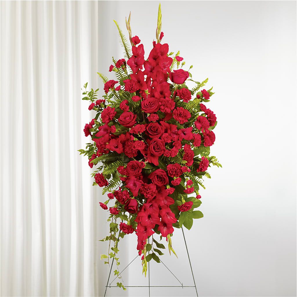 From the Heart Standing Spray – Moonlight Floral, Minneapolis MN