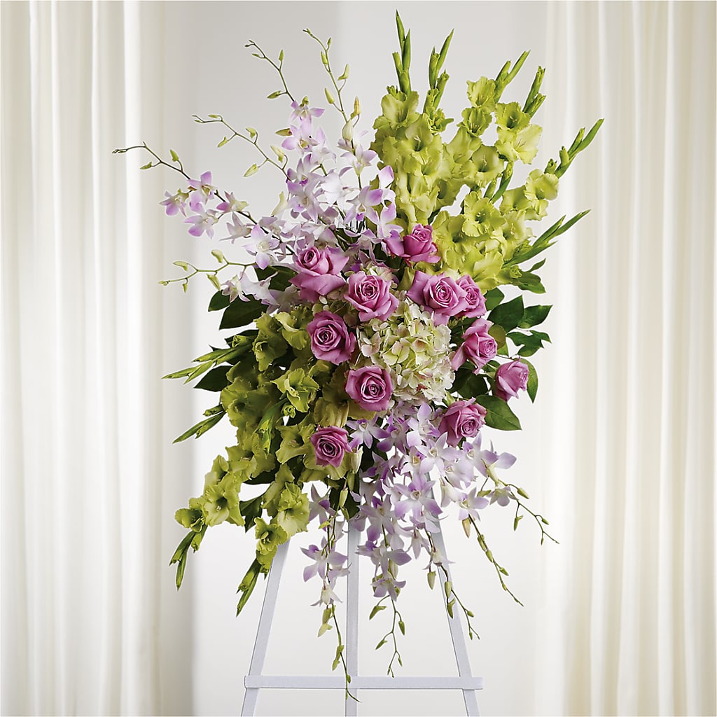 Lasting Legacy Standing Spray – Moonlight Floral, Minneapolis MN