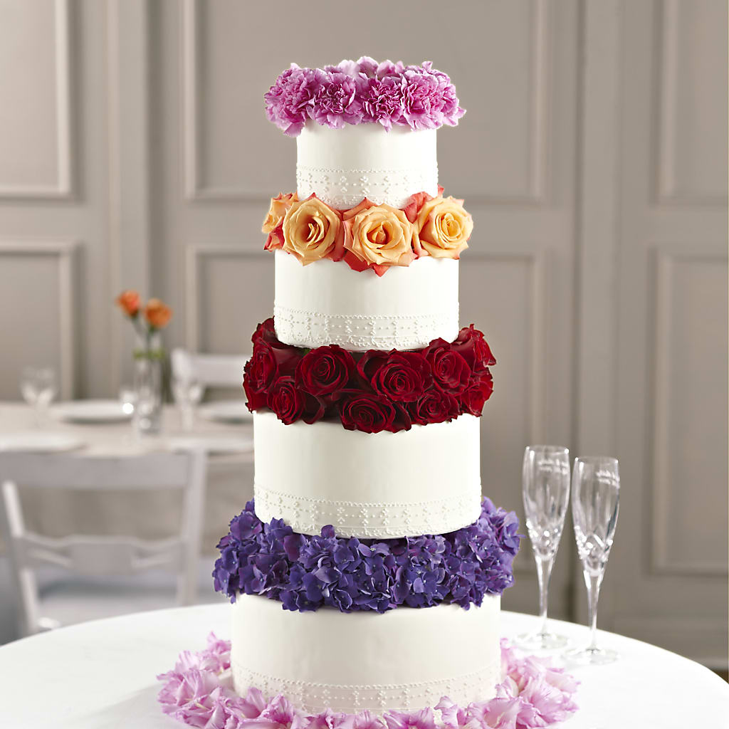 Infinite Love Cake Décor – Moonlight Floral, Minneapolis MN