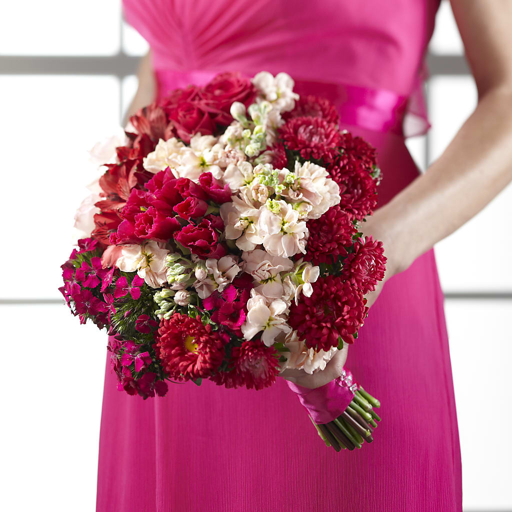 bouquet for hot pink dress Fuschia & Hot Pink Tropical Wedding Flower, Bright Pink Bridal and Bridesmaid Bouquet, Exotic Deep Pink Flower Arrangement,anthurium Bouquet