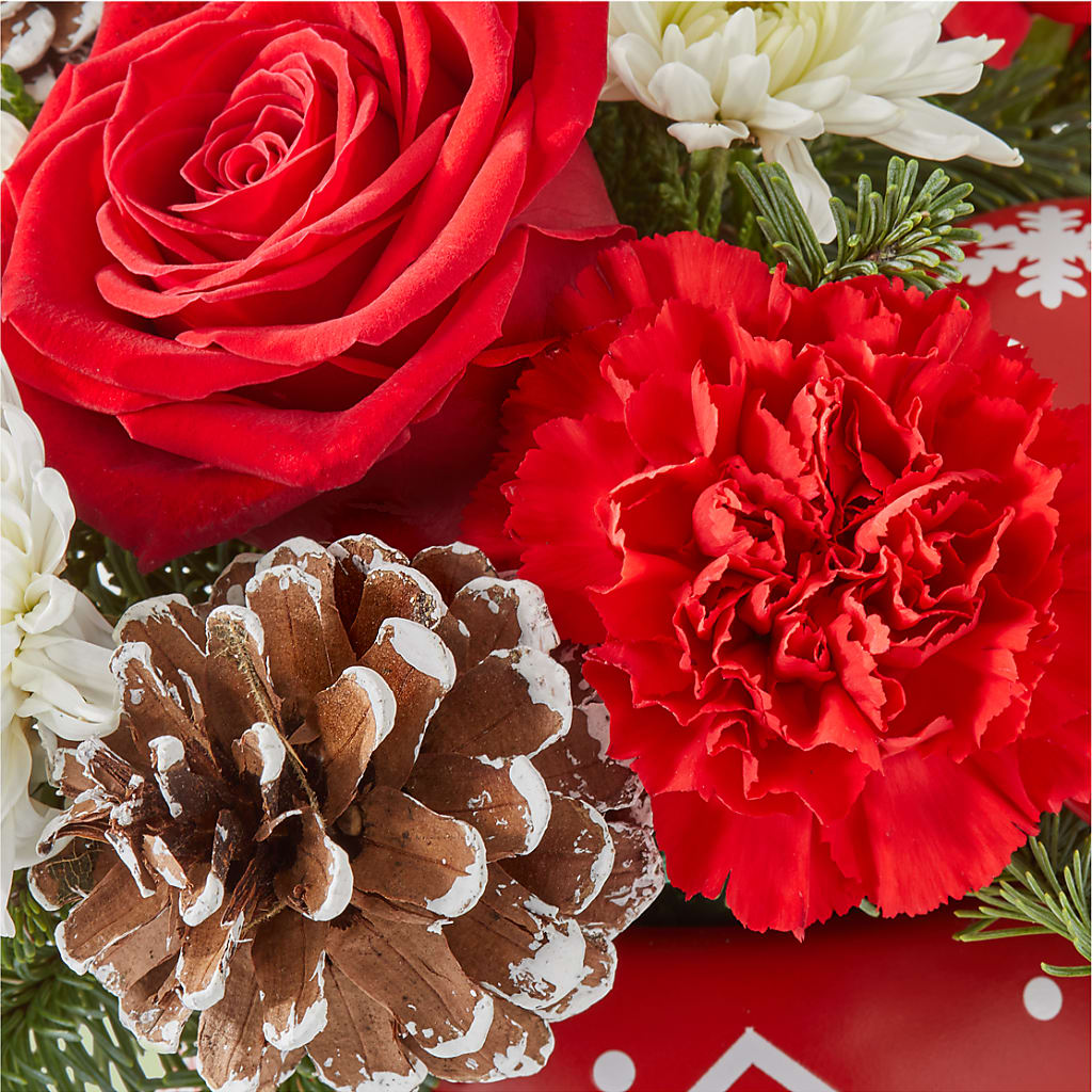 Christmas Village Ornament –  Moonlight Floral, Minneapolis MN