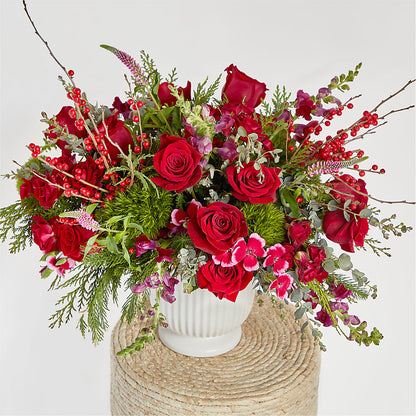 Big Red Bow Bouquet –  Moonlight Floral, Minneapolis MN