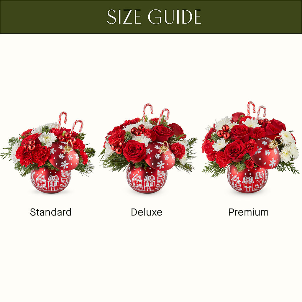 Cheer in the Air Ornament –  Moonlight Floral, Minneapolis MN