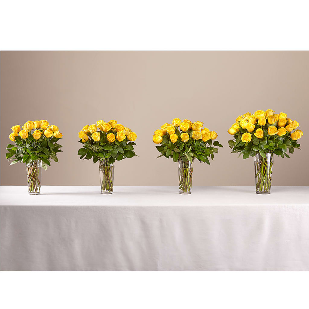 Long Stem Yellow Rose Bouquet –  Moonlight Floral, Minneapolis MN