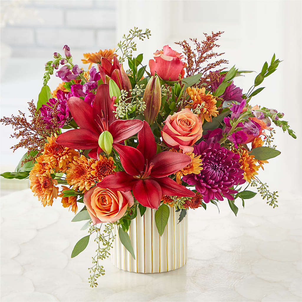 Burgundy Landscape Bouquet –  Moonlight Floral, Minneapolis MN
